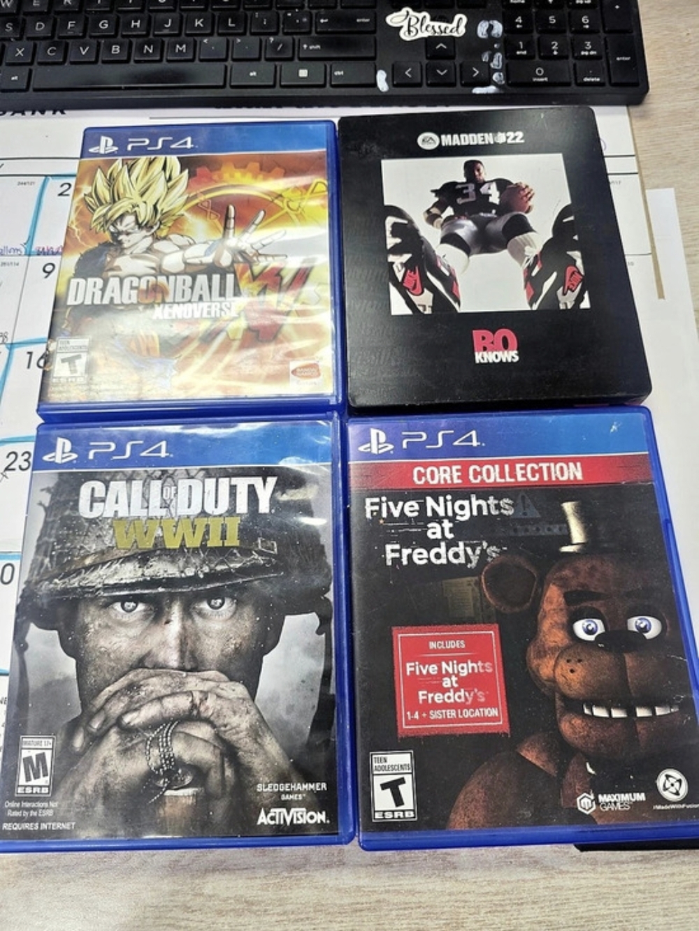 PlayStation PS4 Video Game Collection 4-Game Set